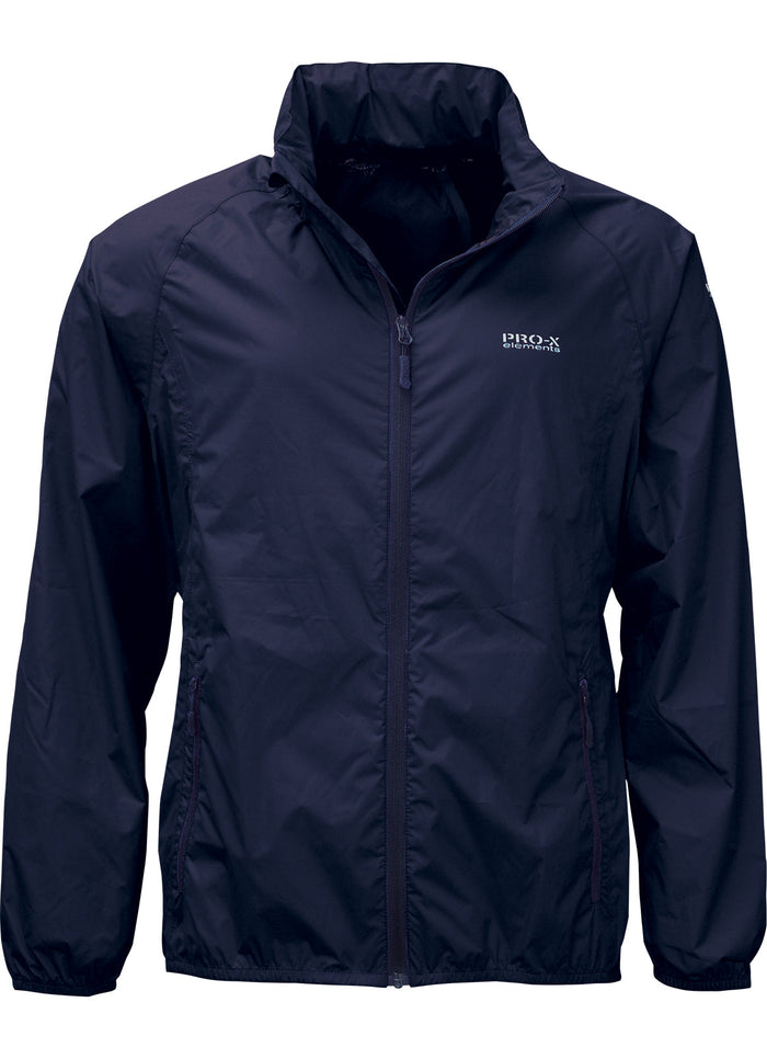 PRO-X elements PACKable Herren-Regenjacke Marineblau