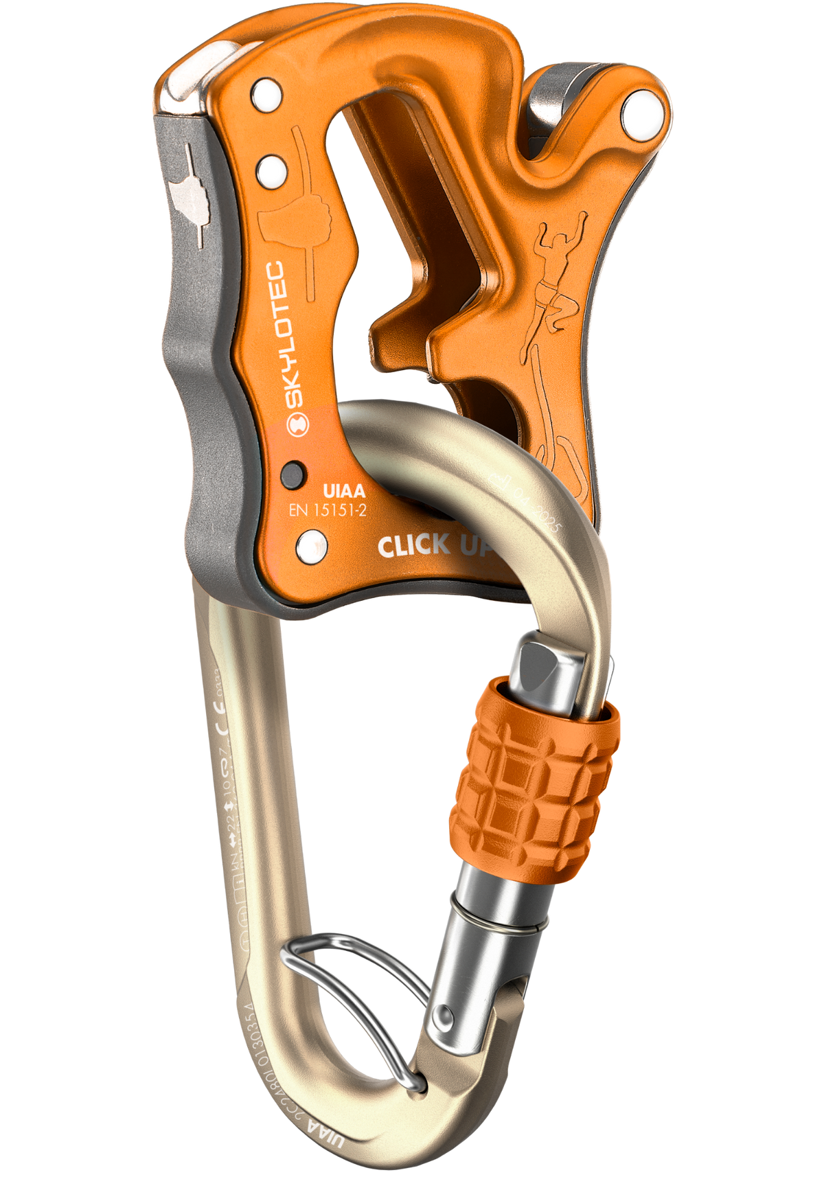 Skylotec CLICK UP Kit Orange mit HMS-Karabiner TONDO SGL HC