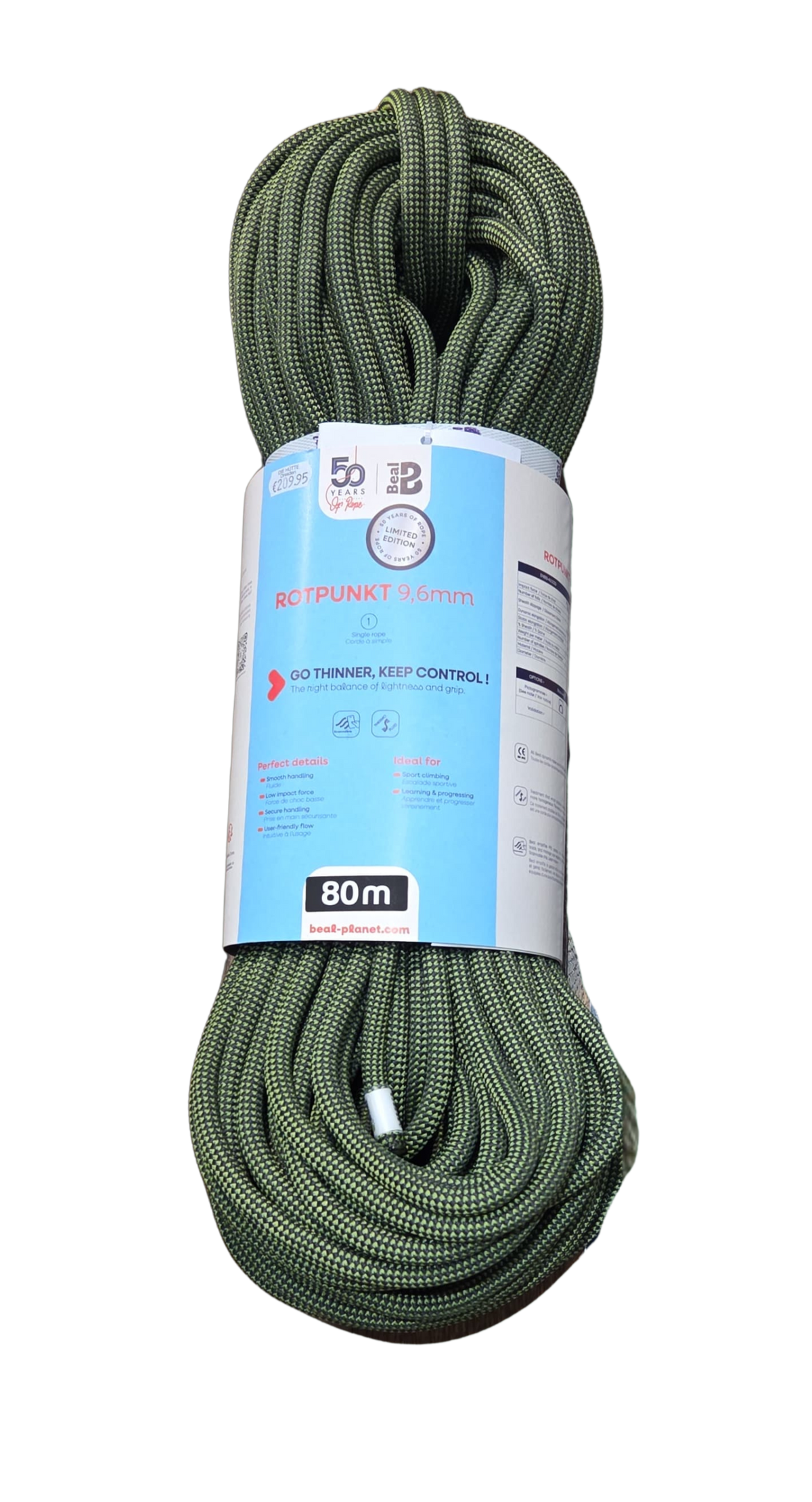 Beal Rotpunkt 9,6 mm Grün