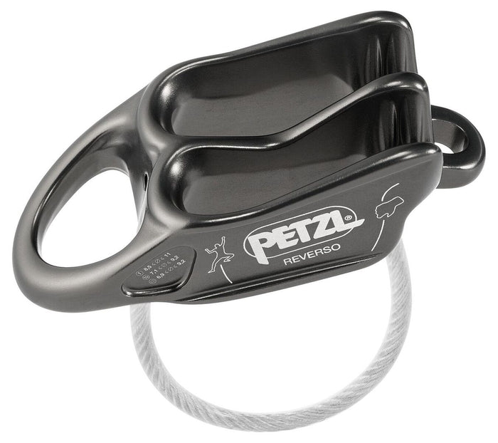 Petzl REVERSO Sicherungsgerät grau