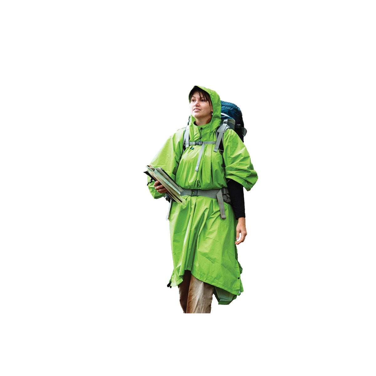Sea to Summit Nylon Poncho und Tarp Apple Green