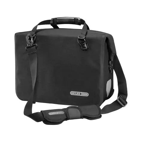 Ortlieb Office-Bag QL3.1 L in Schwarz, seitlich mit Schultergurt