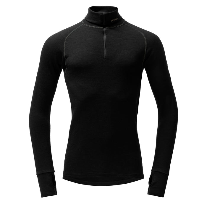 Devold Expedition Merino 235 Zip Neck Herren Schwarz Produktbild